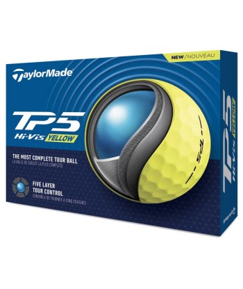 TAYLORMADE BALLES TP5 Jaune 2024 (boite de 12) online