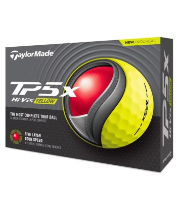 TAYLORMADE BALLES TP5X Jaune 2024 (boite de 12) Profitez des Offres !