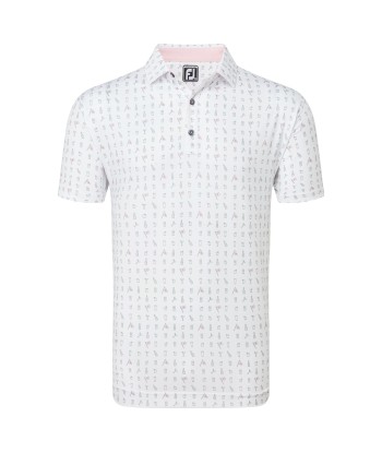 Footjoy polo 19TH Hole White livraison et retour toujours gratuits