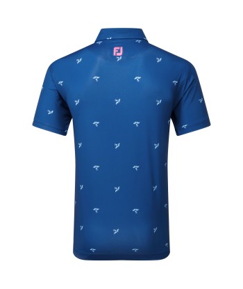 Footjoy polo thistle Lisle deep blue Le MVP de beaucoup