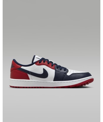 NIKE Air Jordan 1 Low G Blanc Bleu Rouge à prix réduit toute l'année