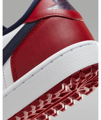 NIKE Air Jordan 1 Low G Blanc Bleu Rouge à prix réduit toute l'année