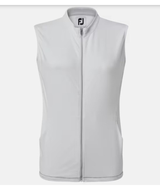 Footjoy Veste sans manche Full Zip Blanche d'Europe débarque