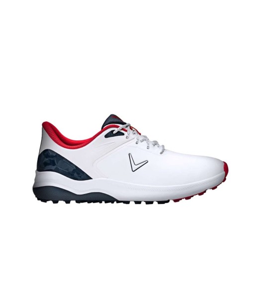 Callaway Chaussures de golf Tour Series LAZER blanc navy rouge les ligaments