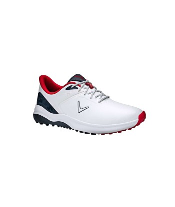 Callaway Chaussures de golf Tour Series LAZER blanc navy rouge les ligaments