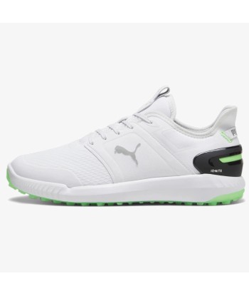 Puma Chaussures de Golf Ignite elevate white fluro green black pas cher 