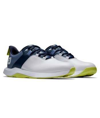 Footjoy PROLITE White Navy Lime le des métaux précieux