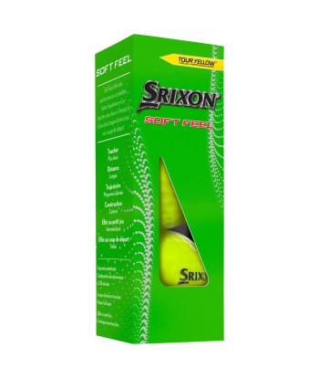 Srixon Balles Soft Feel Jaune pas cher