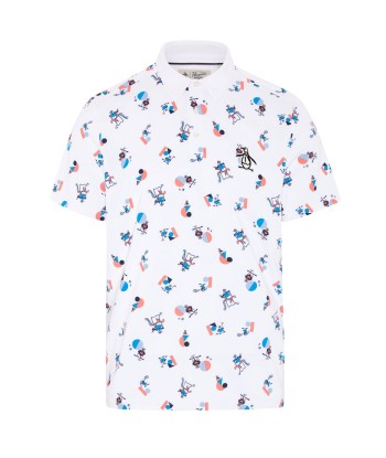 Original Penguin Polo Motif All Over Memphis de la marque