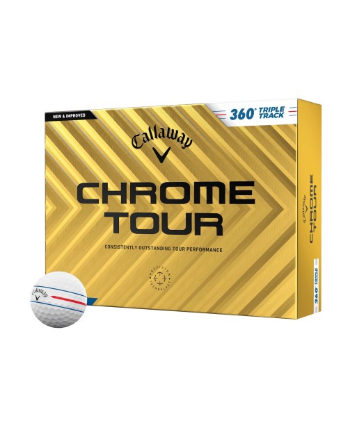 Callaway Balles Chrome Tour triple track 360 2024 offre 