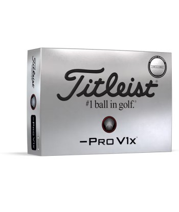 Titleist Pro V1x Left Dash Enhanced alignement (boite de 12) du meilleur 