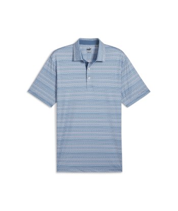 Puma Polo de golf Fair Isle Micro Print brillant des détails fins