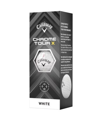 Callaway Balles Chrome Tour X  2024 shop