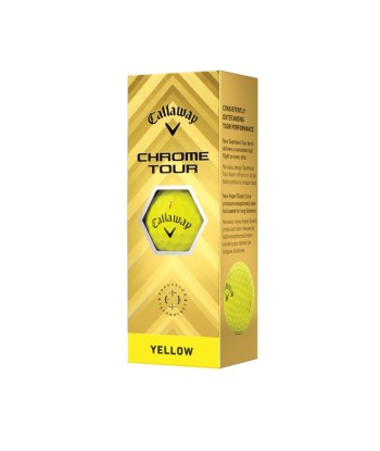 Callaway Balles Chrome Tour Jaune 2024 Fin de série