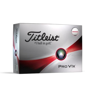 Titleist PRO V1 X 2023 Performance Alignment couleur (boite de 12) brillant des détails fins