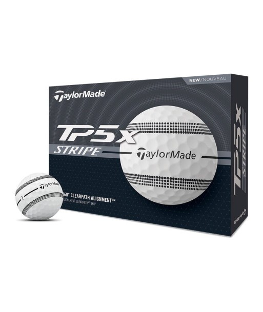 TaylorMade Balles TP5x Stripe (boîte de 12) Dans la société mordern