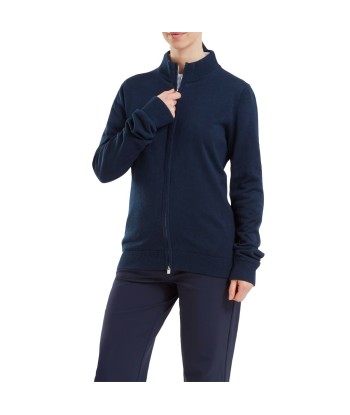 FootJoy Pull Full-Zip doublé Drirelease Femme Navy des créatures d'habitude