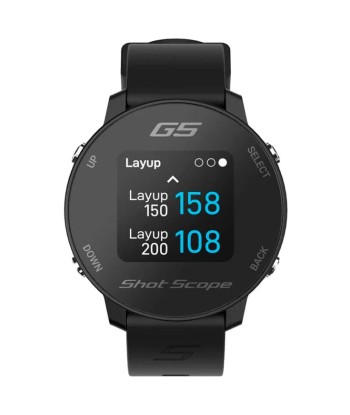 Montre Shot Scope G5 GPS Noire Amélioration de cerveau avec