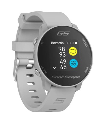 Montre Shot Scope G5 GPS Grise en stock