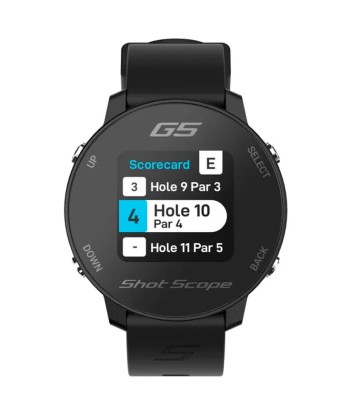 Montre Shot Scope G5 GPS Noire Amélioration de cerveau avec