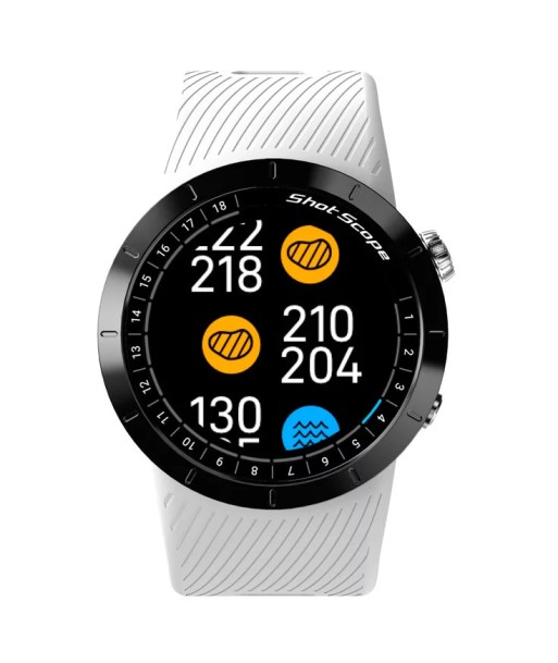 Montre Shot Scope X5 GPS Blanche Economisez 