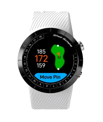 Montre Shot Scope X5 GPS Blanche Economisez 