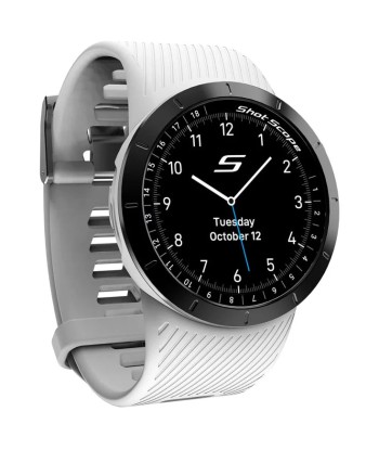 Montre Shot Scope X5 GPS Blanche Economisez 