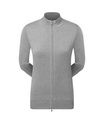 FootJoy Pull Full-Zip doublé Drirelease Femme Gris les muscles