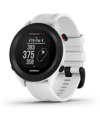 Garmin Montre S12 Blanche rembourrage situé sous