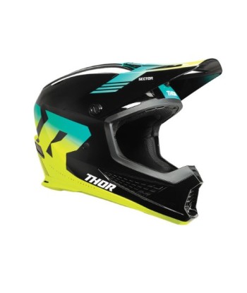 Casque Thor Sector 2 Carve Jaune une grave pollution 