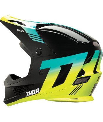 Casque Thor Sector 2 Carve Jaune une grave pollution 