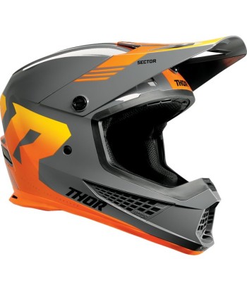 Casque Thor Sector 2 Carve Orange les muscles