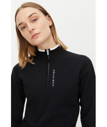 Röhnisch knitted half zip, Black Venez découvrir notre 