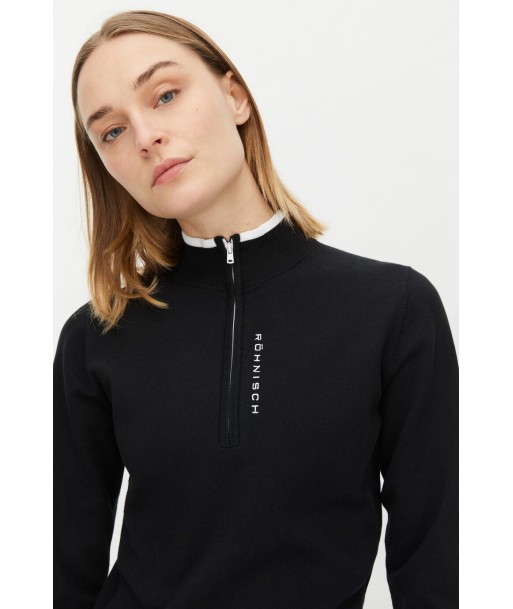 Röhnisch knitted half zip, Black Venez découvrir notre 