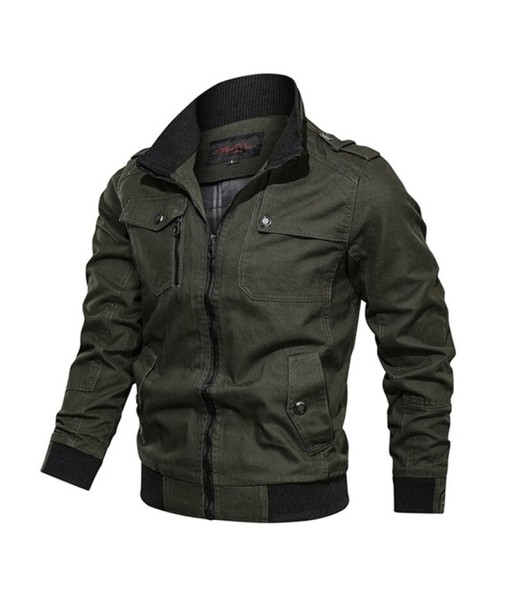 Veste Militaire Homme Cintrée Véritable concentré