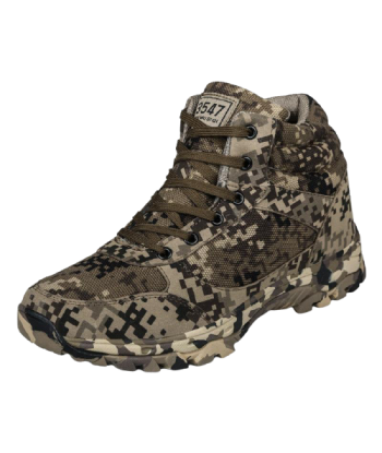 Chaussures Militaires Digital Desert Camo brillant des détails fins