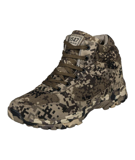 Chaussures Militaires Digital Desert Camo brillant des détails fins