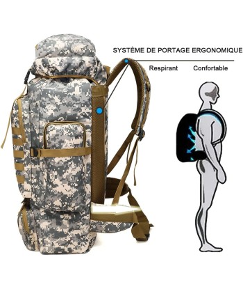 Sac à Dos de Militaire 80L JUSQU'A -70%! 