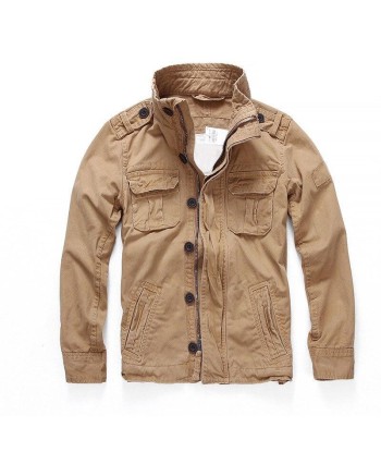 Veste kaki militaire homme en linge