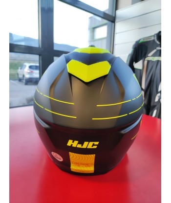 Casque i71 HJC  Peka  Noir / Jaune fluo / Mat en ligne