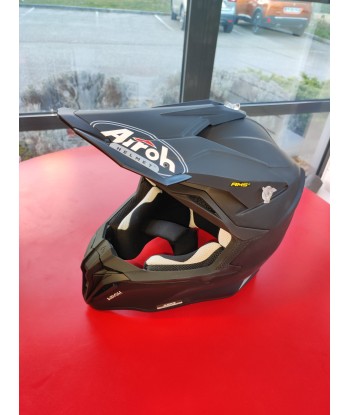 Casque motocross AIROH Strycker Noir mat Fin de série