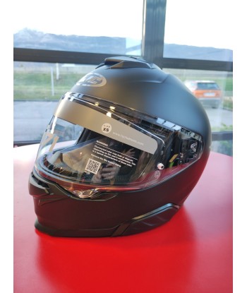 Casque Hjc i71 semi flat black brillant des détails fins