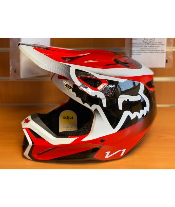 Casque Cross FOX V1 Leed Rouge 2023 paiement sécurisé