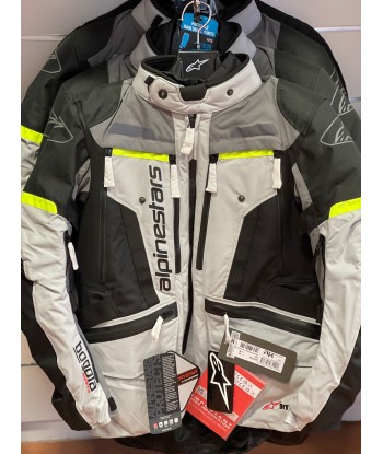 Veste Alpinestars Bogota Pro Drystar Gris Clair / Gris Fonce/ Jaune fluo meilleur choix