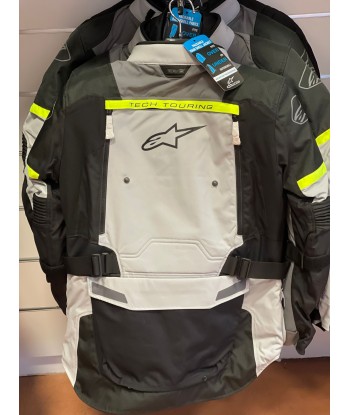 Veste Alpinestars Bogota Pro Drystar Gris Clair / Gris Fonce/ Jaune fluo meilleur choix