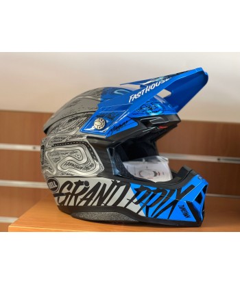 Casque cross Bell Moto-10 MIPS Spherical Fasthouse DID bleu/gris mat/brillant les ligaments