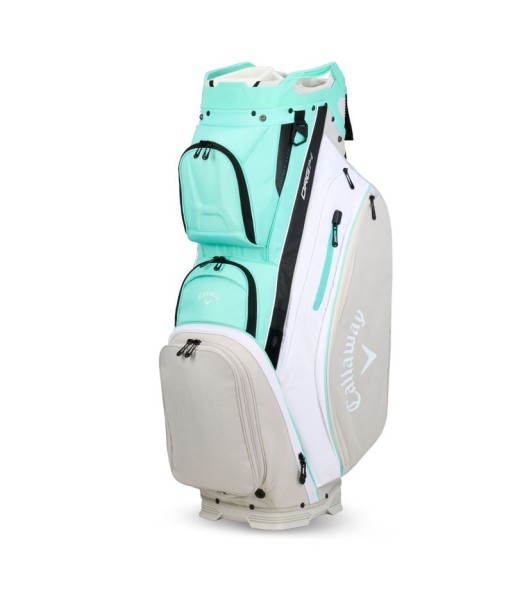 Callaway Sac Chariot ORG 14 Aqua White Silver Heather est présent 