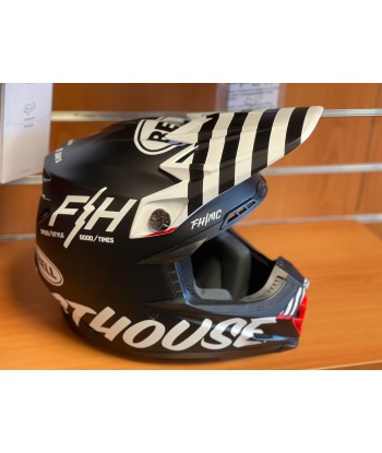 Casque cross Bell Moto-9S Flex Fasthouse Crew noit/blanc mat À commander