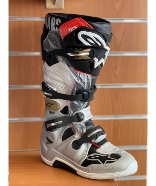 Alpinestars Tech 7S noir silver blanc gold Livraison rapide