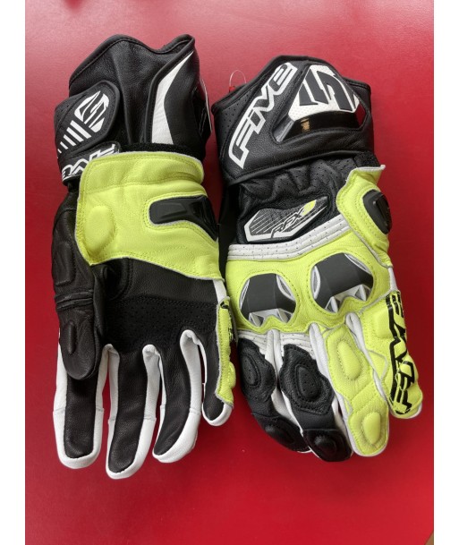 FIVE - Gants RFX3 Noir / Jaune fluo / Blanc pas cher 